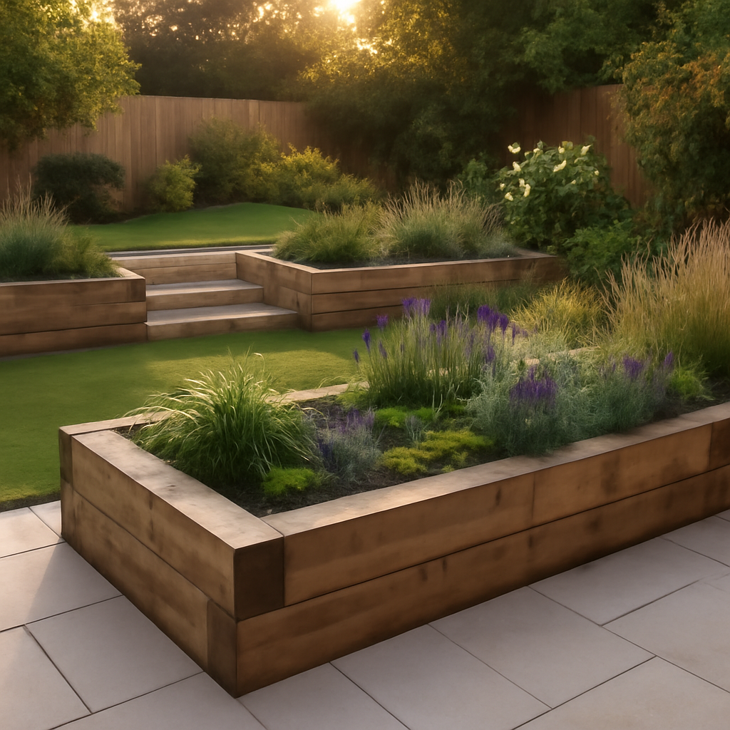 Oak Sleepers, Pine Sleepers and Hardwood Sleepers: Which is Right for Your Loughborough Garden?