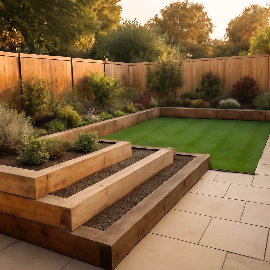 Oak sleepers, pine sleepers and hardwood sleepers: which is right? Loughborough East Midlands landscaping