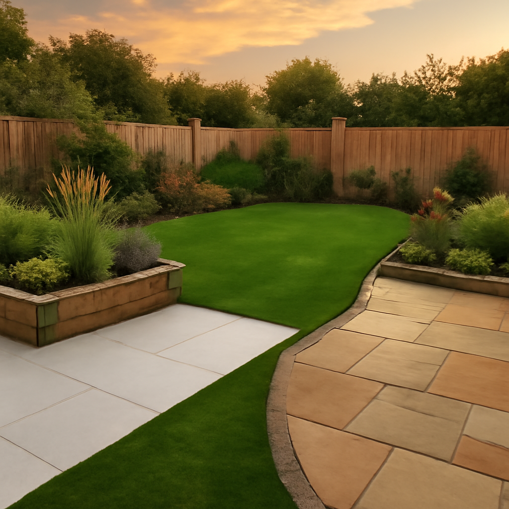 Porcelain Paving vs Indian Sandstone for East Midlands Gardens: A Practical Comparison