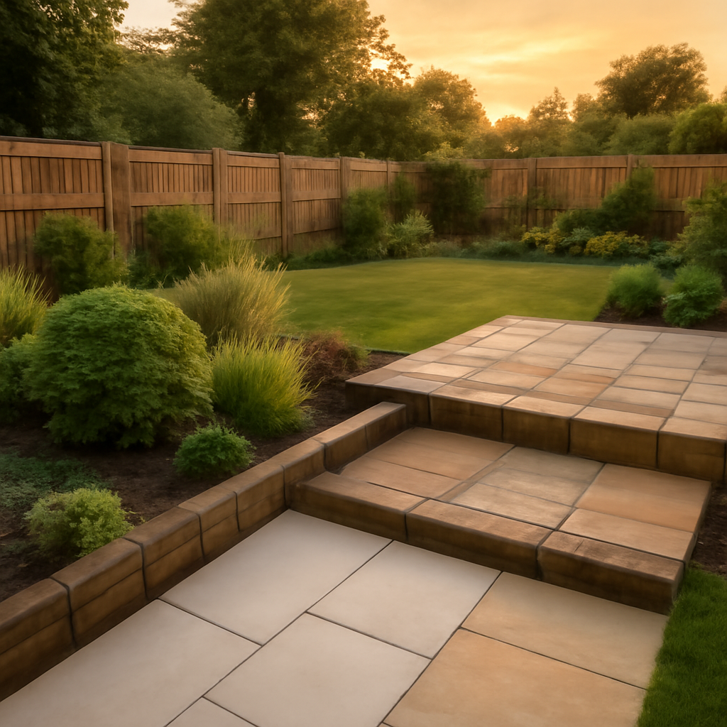 Porcelain Paving vs Indian Sandstone for East Midlands Gardens: A Practical Comparison