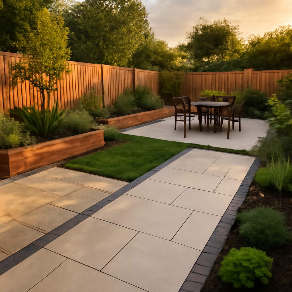Porcelain Paving vs Indian Sandstone for East Midlands Gardens: A Practical Comparison