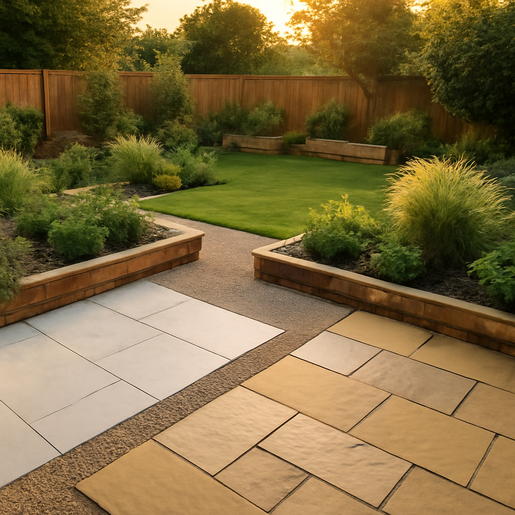 Porcelain Paving vs Indian Sandstone for East Midlands Gardens: A Practical Guide