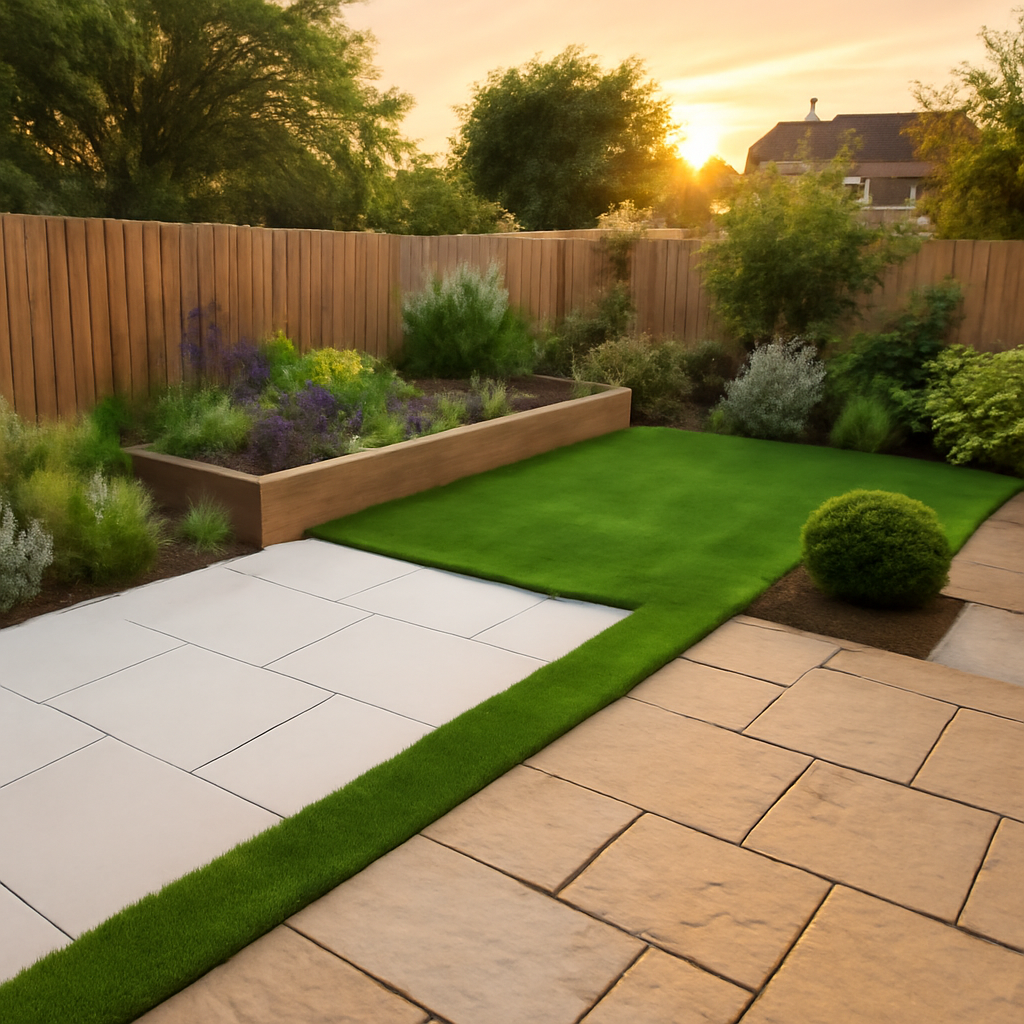 Porcelain Paving vs Indian Sandstone for East Midlands Gardens: A Practical Guide