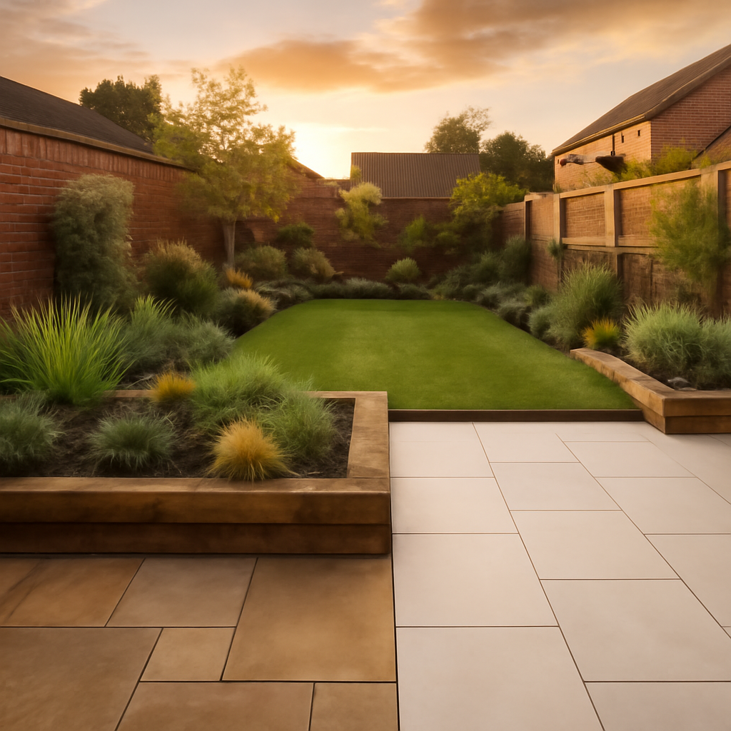 Porcelain Paving vs Indian Sandstone for East Midlands Gardens: A Practical Guide