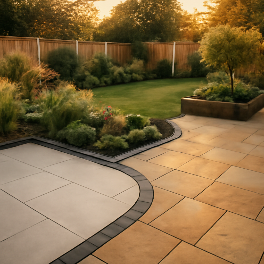 Porcelain Paving vs Indian Sandstone for East Midlands Gardens: A Practical Guide