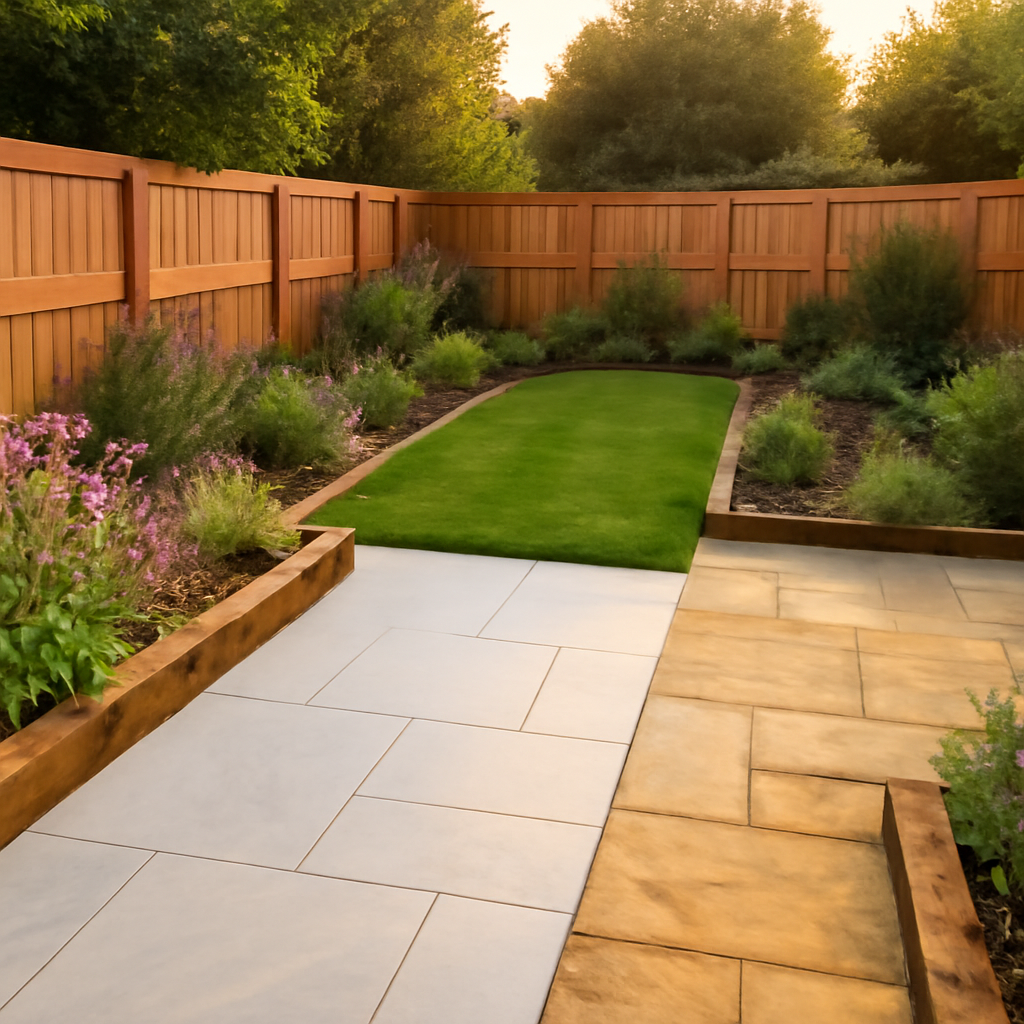 Porcelain Paving vs Indian Sandstone for East Midlands Gardens: A Practical Guide