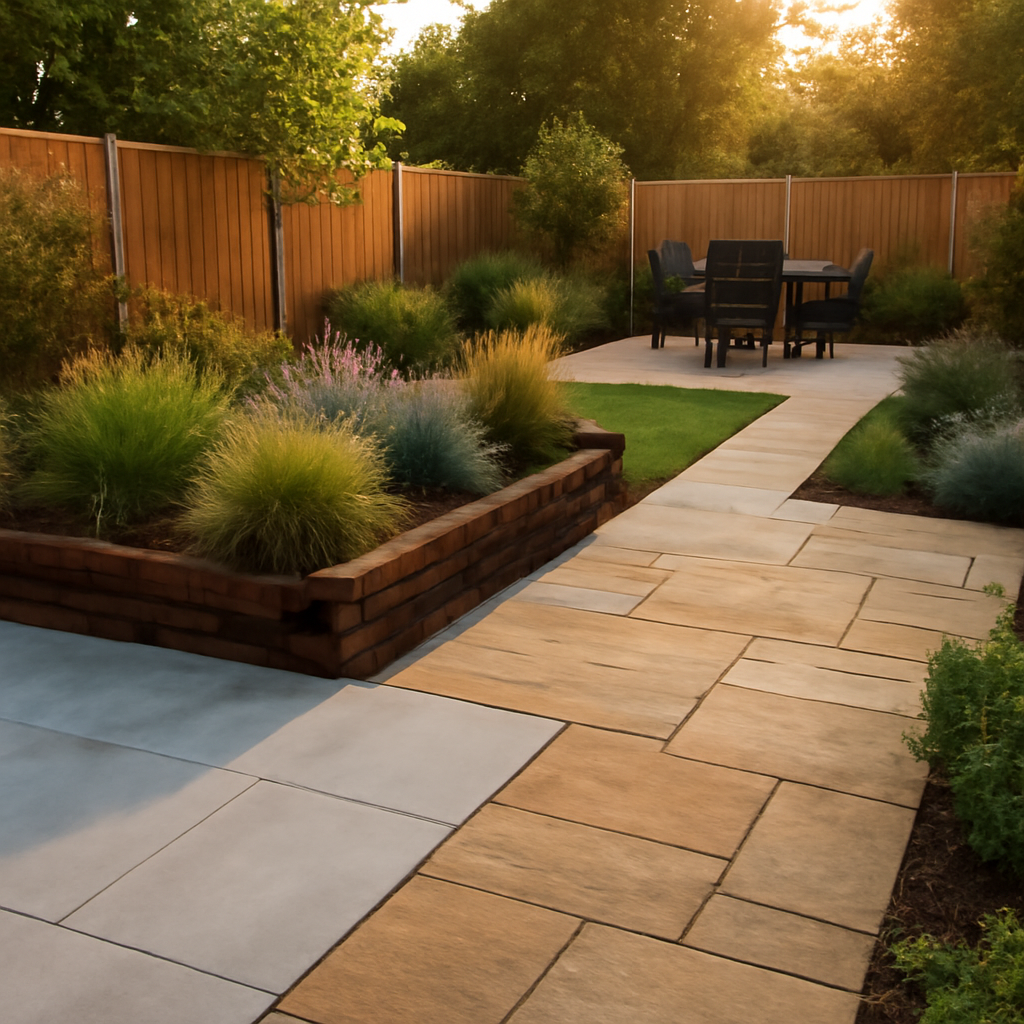 Porcelain Paving vs Indian Sandstone for East Midlands Gardens: Practical Guide for Loughborough Landscaping