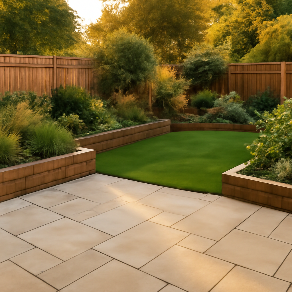 Transforming a Tired Lawn into a Beautiful Patio and Planting Space in Loughborough