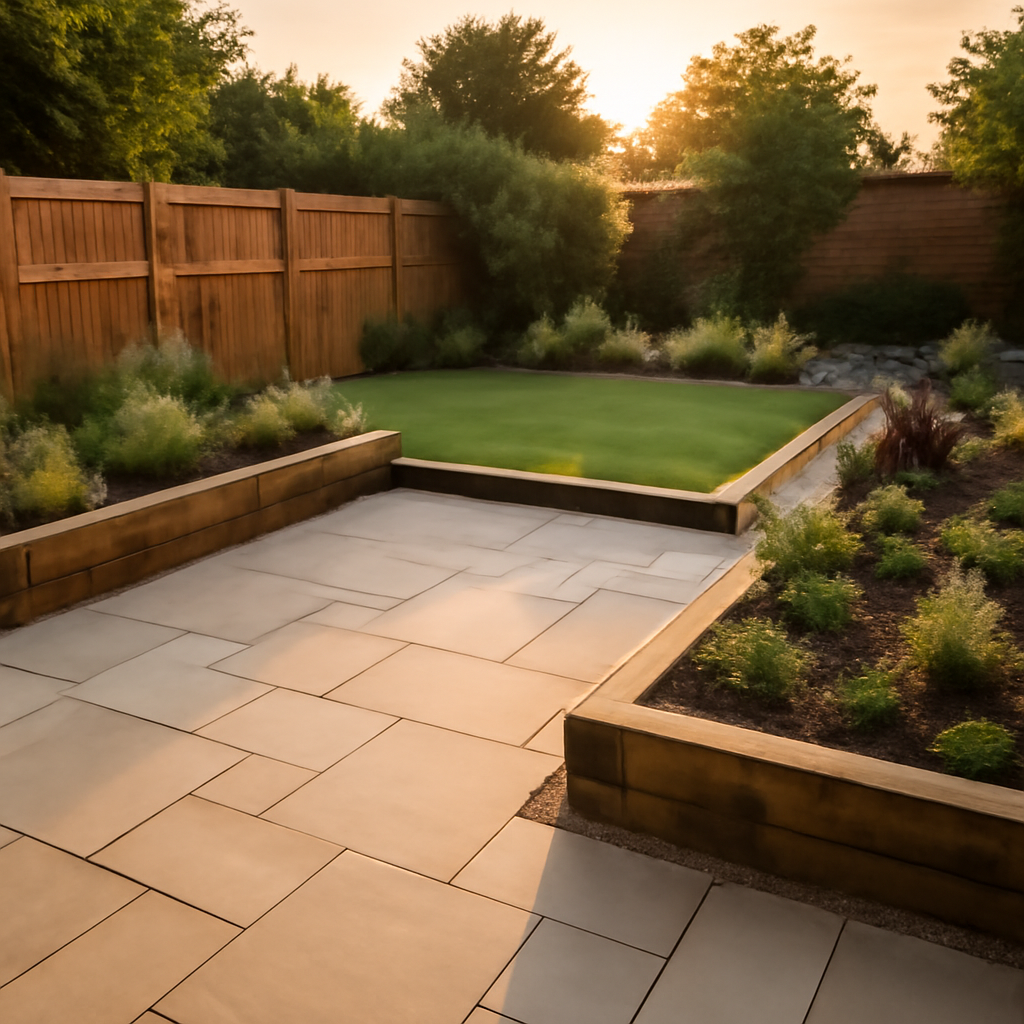 Transforming a Tired Lawn into a Usable Patio and Planting Space in Loughborough