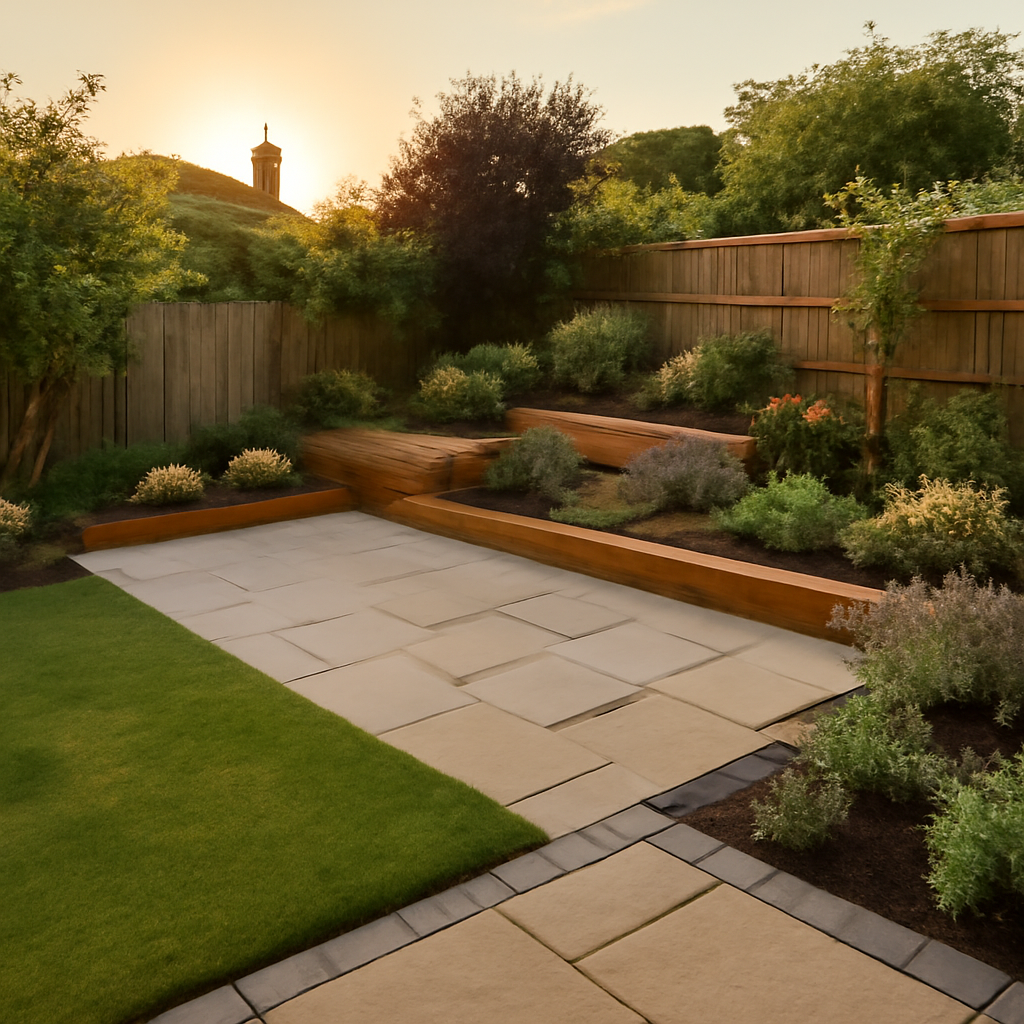 Transforming a Tired Lawn into a Usable Patio and Planting Space in Loughborough
