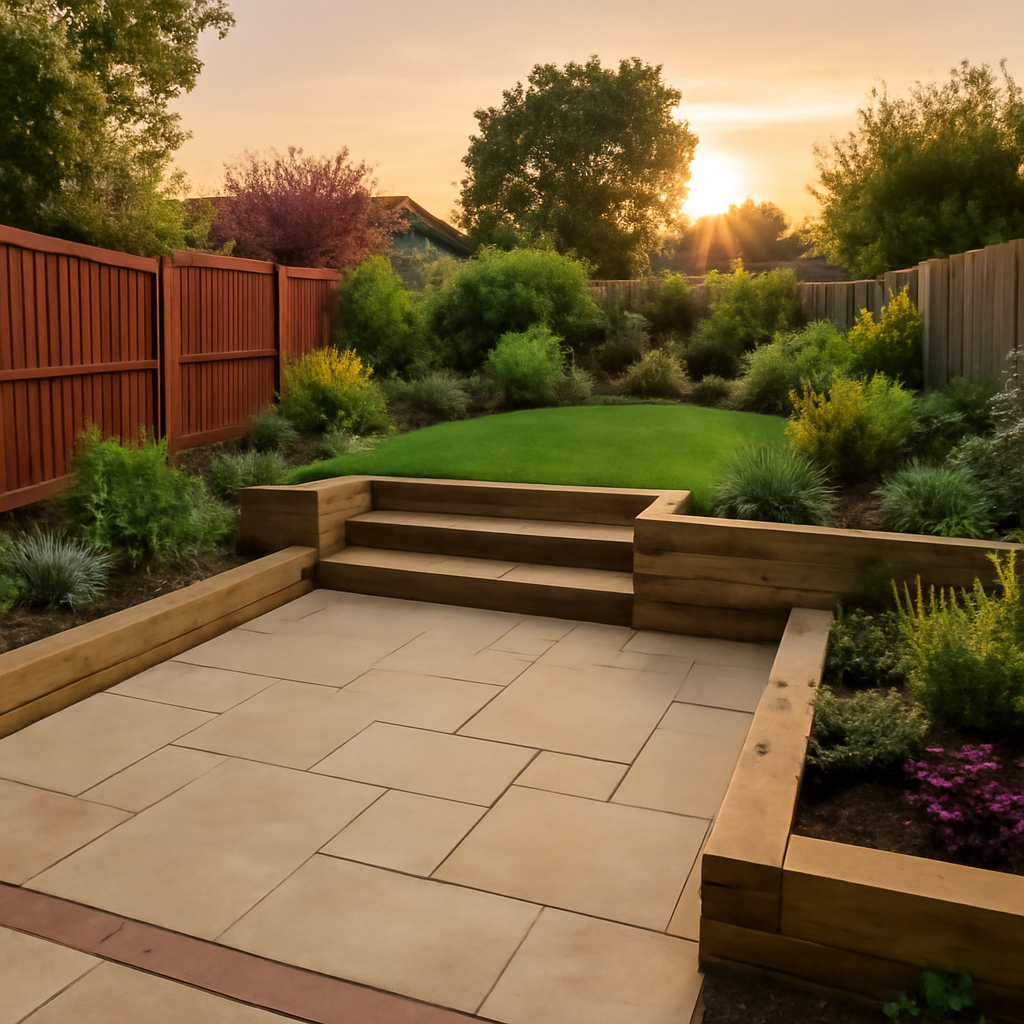 Transforming a Tired Lawn into a Usable Patio and Planting Space in Loughborough