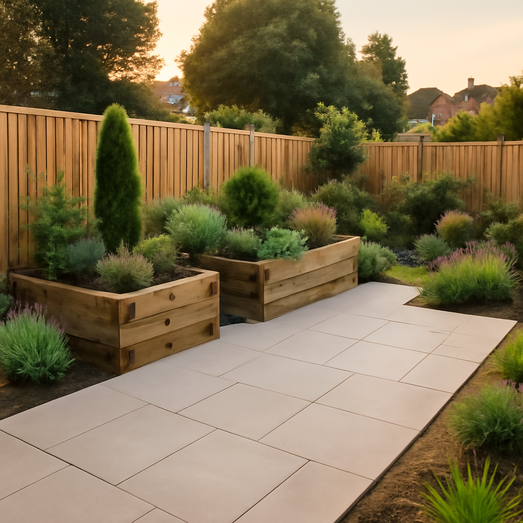 Transforming a Tired Lawn into a Usable Patio and Planting Space in Loughborough