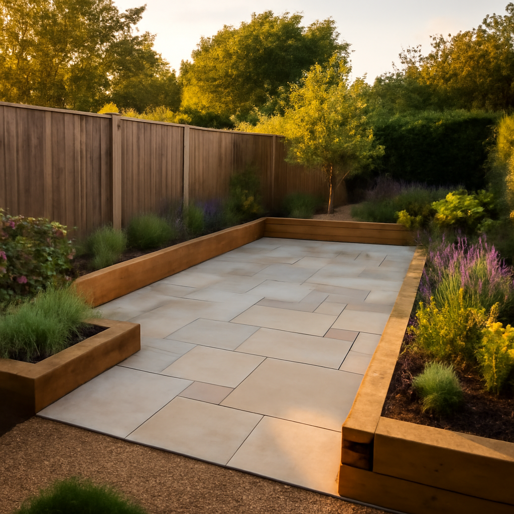 Transforming a Tired Lawn into a Usable Patio and Planting Space in Loughborough