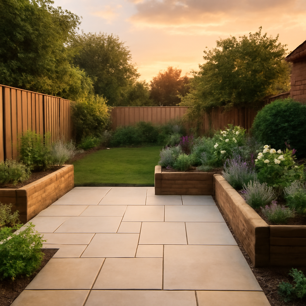 Transforming a Tired Lawn into a Usable Patio and Planting Space in Loughborough