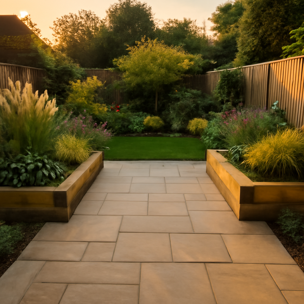 Transforming a Tired Lawn into a Usable Patio and Planting Space in Loughborough