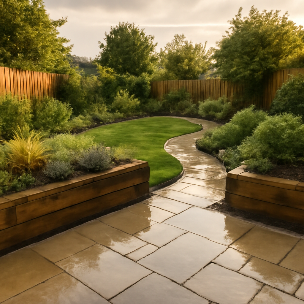 What Landscaping Work Can Be Done in Wet Weather? A Practical Guide for Loughborough and East Midlands Gardens