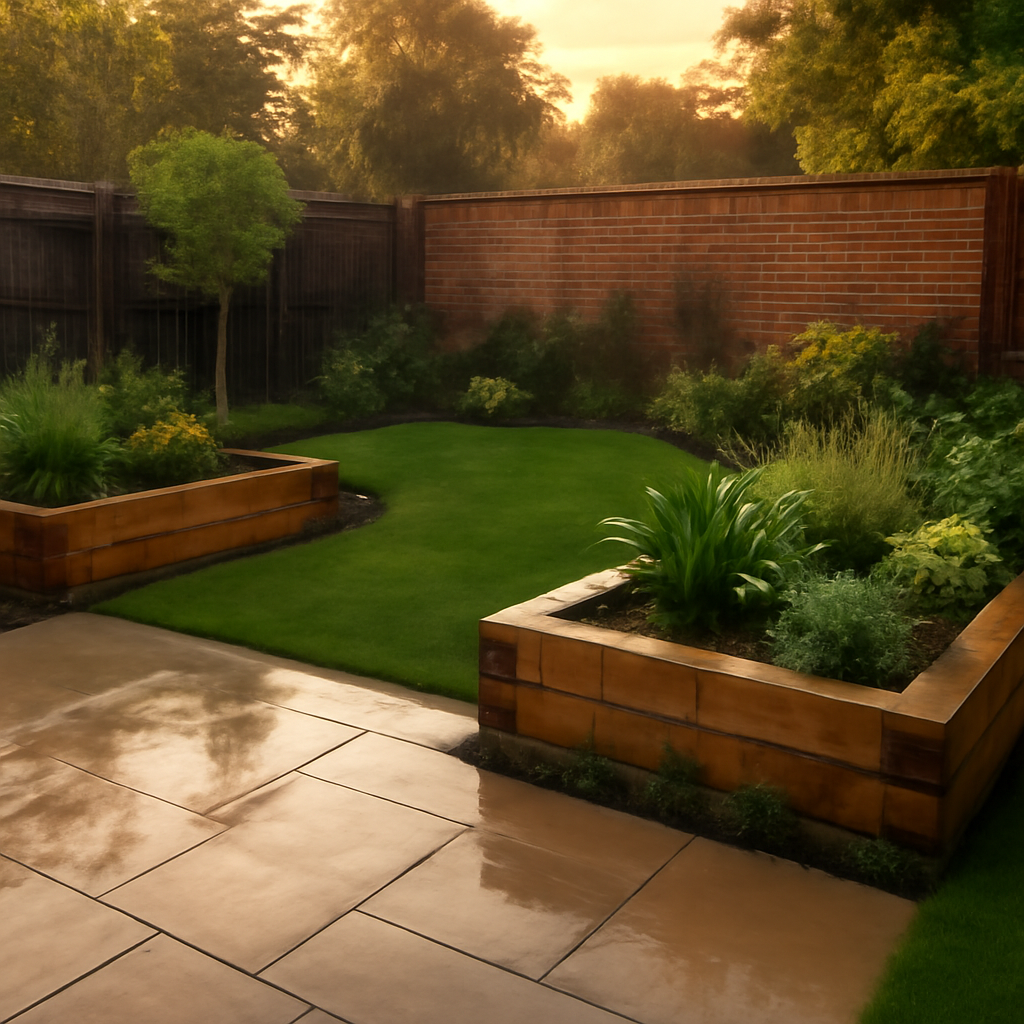 What Landscaping Work Can Be Done in Wet Weather? Practical Advice for Loughborough & East Midlands