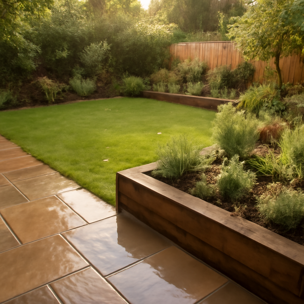 What Landscaping Work Can Be Done in Wet Weather? Practical Advice for Loughborough & East Midlands