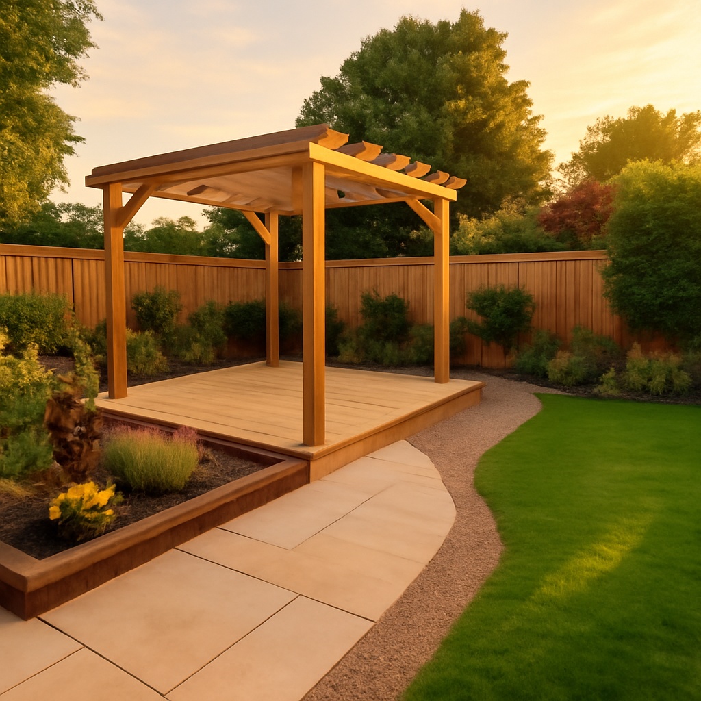 Where Should a Pergola Sit in a Family Garden? Practical Tips from a Loughborough Landscaping Expert