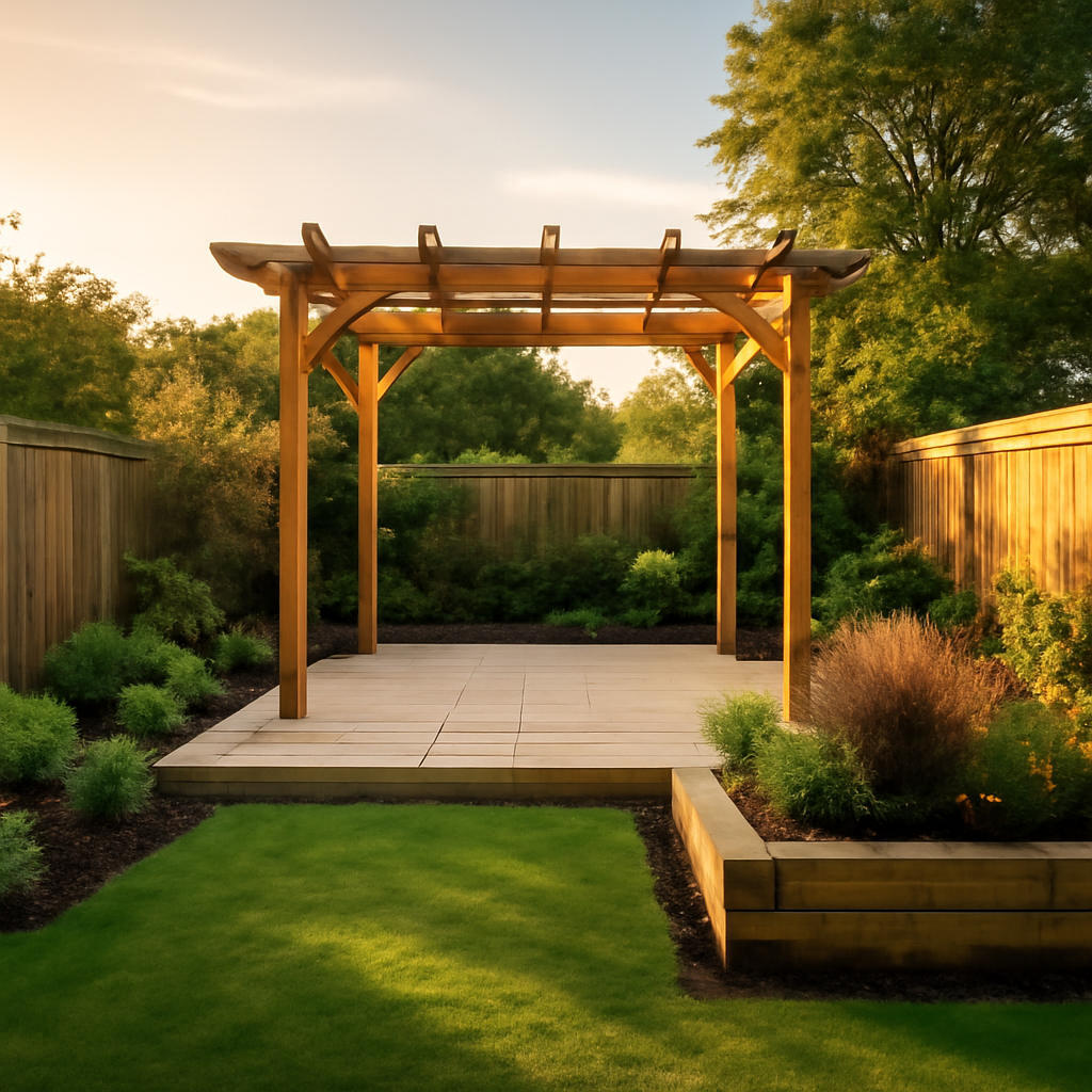 Where Should a Pergola Sit in a Family Garden? Practical Tips from Loughborough Landscaping Experts