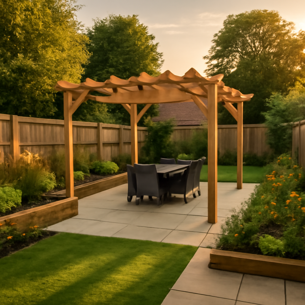 Where Should a Pergola Sit in a Family Garden? Practical Tips from Loughborough Landscaping Experts