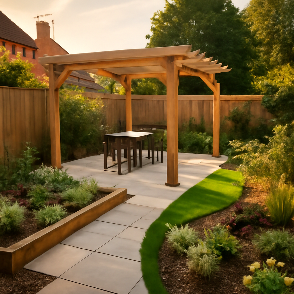 Where Should a Pergola Sit in a Family Garden? Practical Tips from Loughborough’s Worthington Landscape & Design