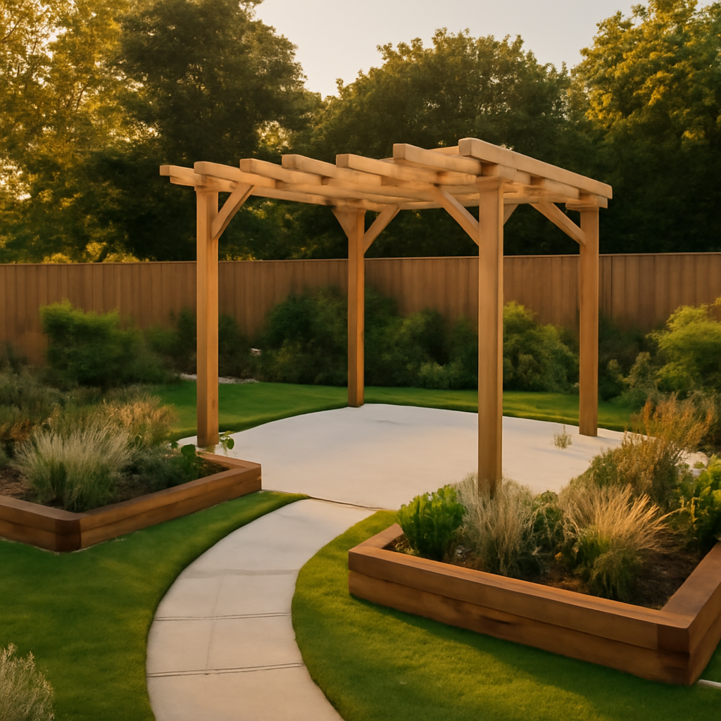 Where Should a Pergola Sit in a Family Garden? Tips from Worthington Landscape & Design